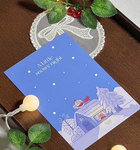 misol misol/ A Little snowy night card