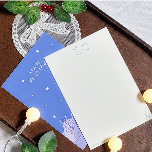 misol misol/ A Little snowy night card