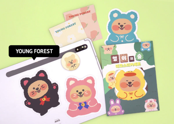 Young Forest/ Big Removable Quokka in Forest Set