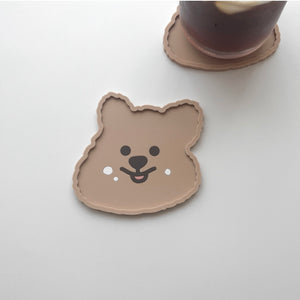 Young Forest / Cream Quokka Coaster