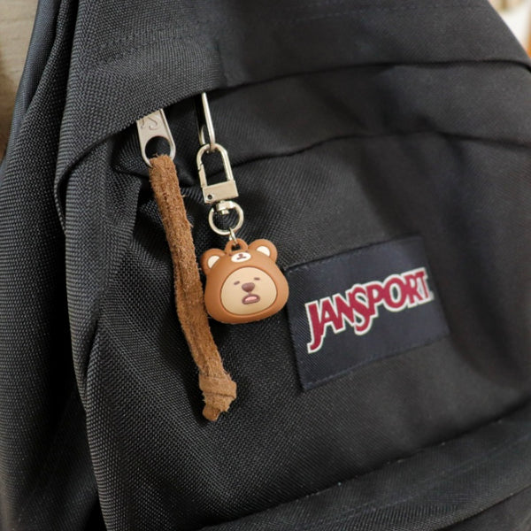 Young Forest/ Bear Quokka Face Keyring