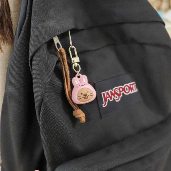 Young Forest/ Rabbit Quokka Face Keyring