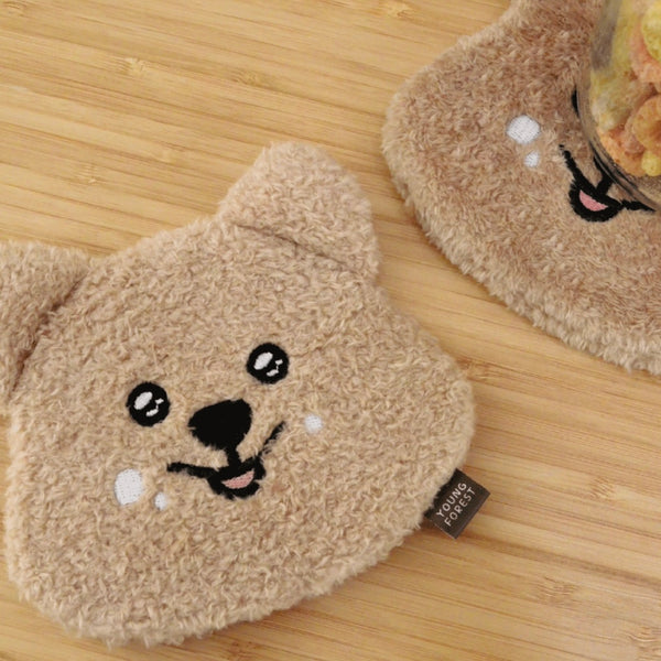 Young Forest/ Fluffy Quokka Fabric Coaster 杯墊