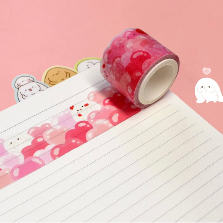 Mang Sang Ri Rabbit / Heart Masking Tape