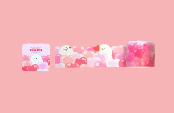 Mang Sang Ri Rabbit / Heart Masking Tape