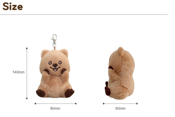 𝙍𝙀𝙎𝙏𝙊𝘾𝙆! Young Forest/ Twinkling Quokka Plush Keyring