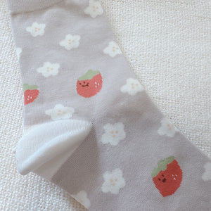 Piexin/ 草莓襪襪