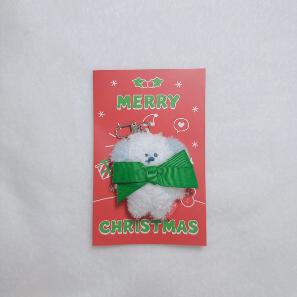 Butter Shop/ Christmas Mini Keyring Card Set/ Mongsomi (Red) (連信封)