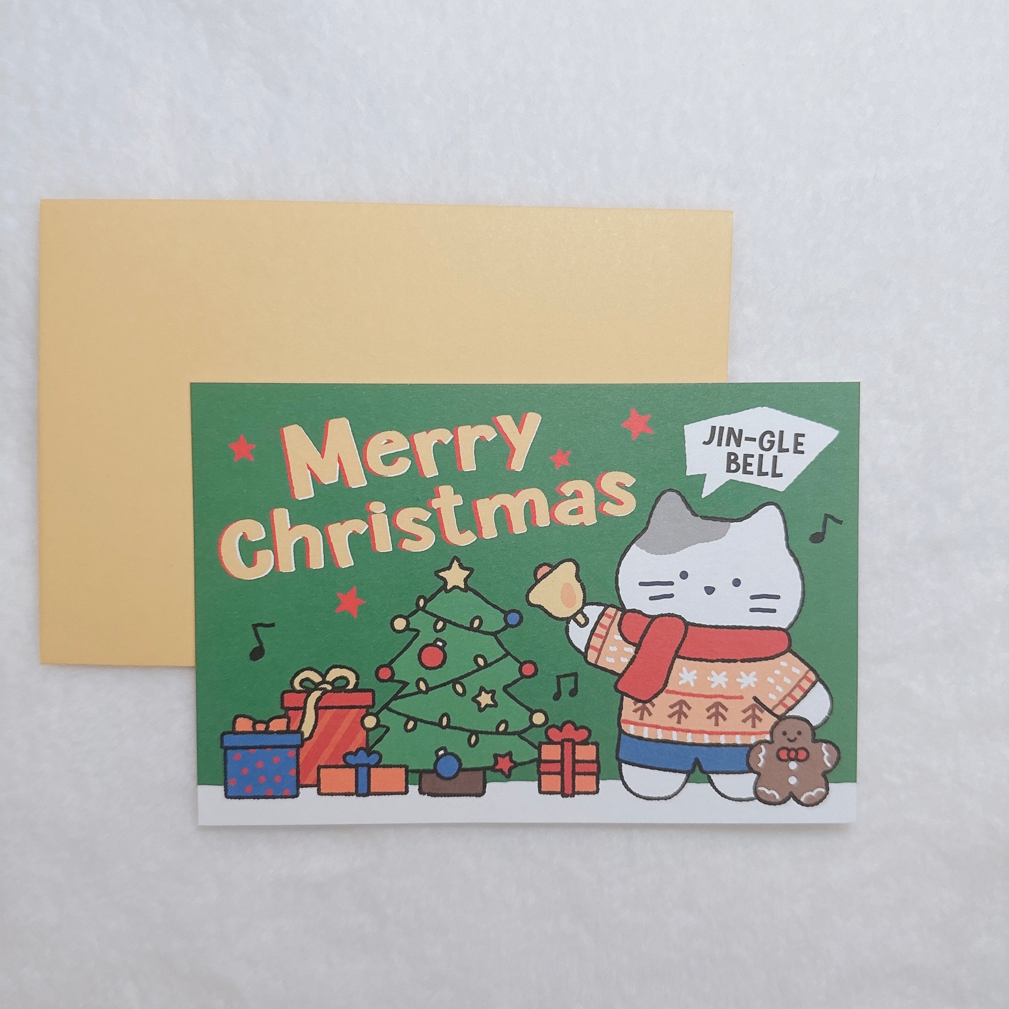 Butter Shop/ Christmas MilkCat Card  (連信封)