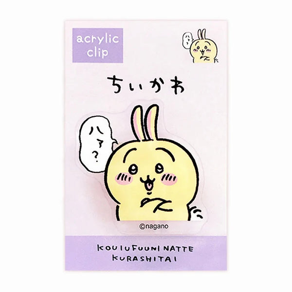 chiikawa/ acrylic clip/ usagi