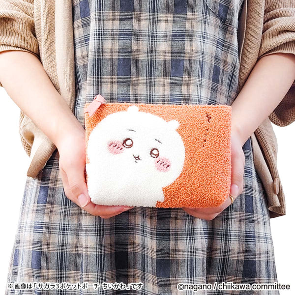 chiikawa/ 刺繡pouch / hachiware