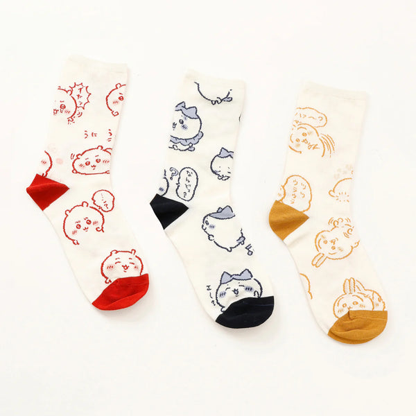 chiikawa/ chiikawa pattern 中筒襪