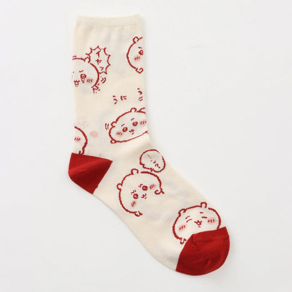 chiikawa/ chiikawa pattern 中筒襪