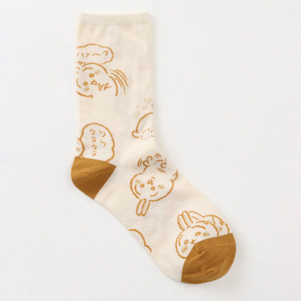 chiikawa/ 兔兔 pattern 中筒襪