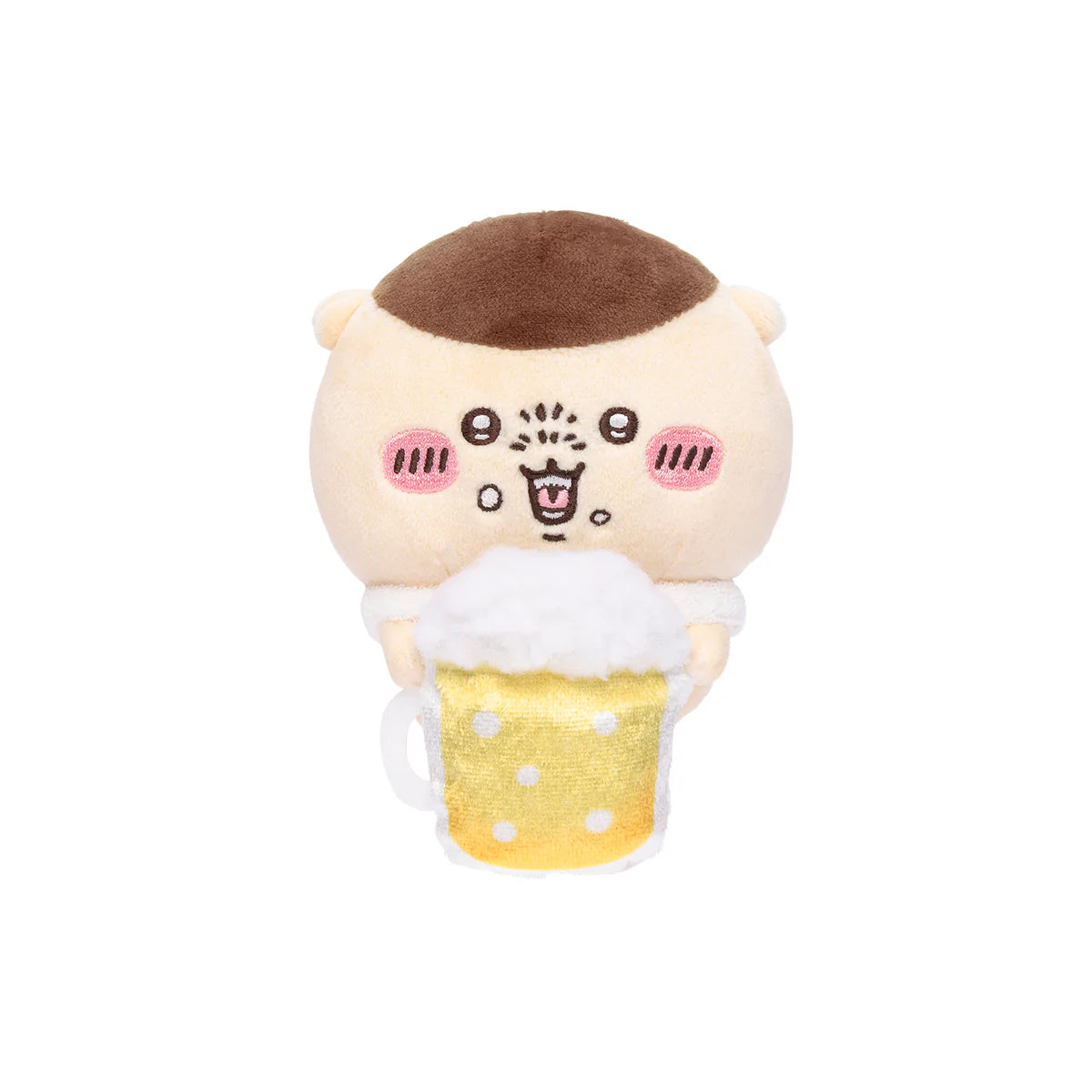 chiikawa/ 掛電腦公仔 / 喝啤酒的栗子饅頭