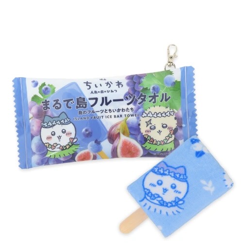 【日本7-11限定】chiikawa/ 雪條造型 Pouch（連毛巾）/ 小八 & 師傅