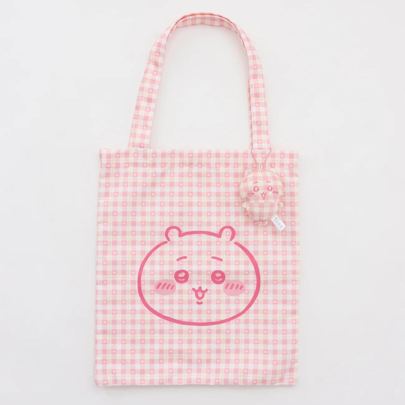 [現貨] chiikawa / check pattern格仔系列 / Tote bag  (附吊飾) /  Chiikawa