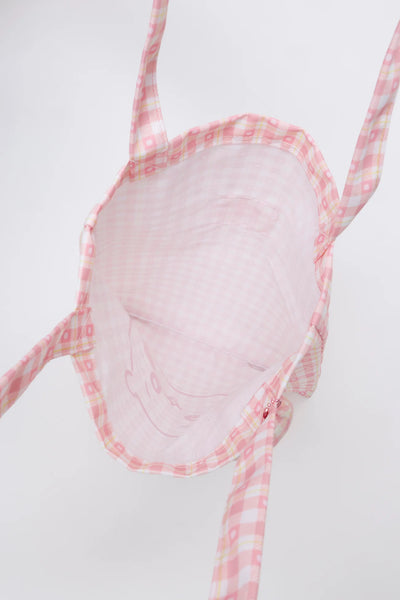 [現貨] chiikawa / check pattern格仔系列 / Tote bag  (附吊飾) /  Chiikawa