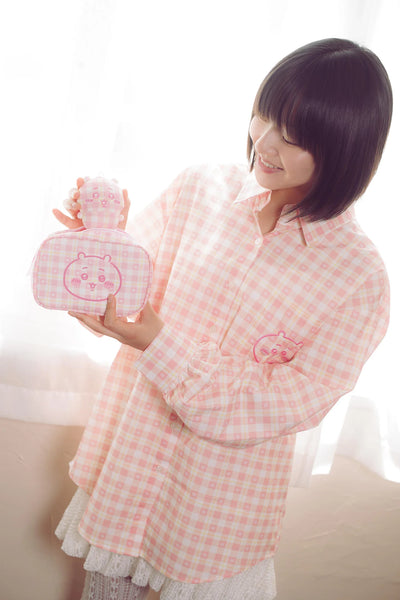 [現貨] chiikawa / check pattern 格仔系列 / Pouch /  Chiikawa