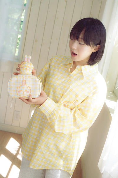 [現貨] chiikawa / check pattern 格仔系列 / Pouch/  兔兔