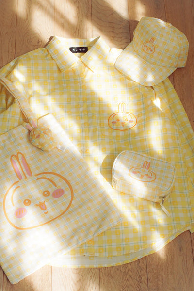 [現貨] chiikawa / check pattern 格仔系列 / Pouch/  兔兔