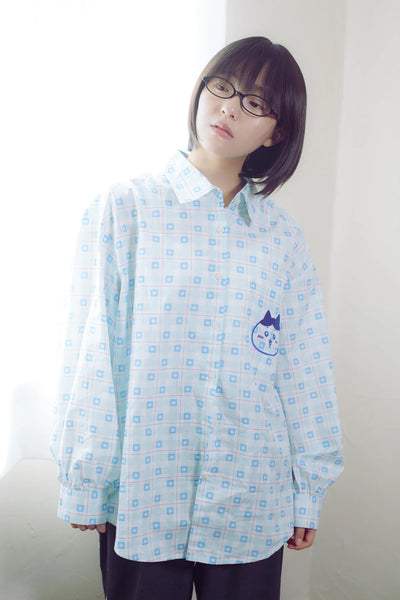 [預購] chiikawa / check pattern 格仔系列 / 格仔恤衫 / 小八