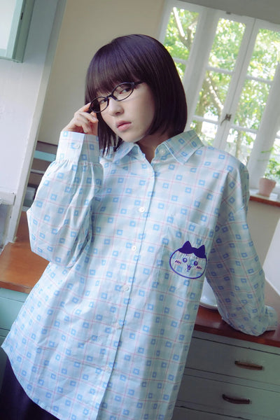 [預購] chiikawa / check pattern 格仔系列 / 格仔恤衫 / 小八