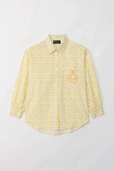 [預購] chiikawa / check pattern 格仔系列 / 格仔恤衫 /  兔兔