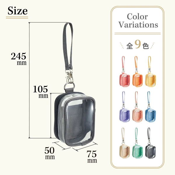 [預購] myfa/ 透明公仔掛袋 mini mini 痛袋