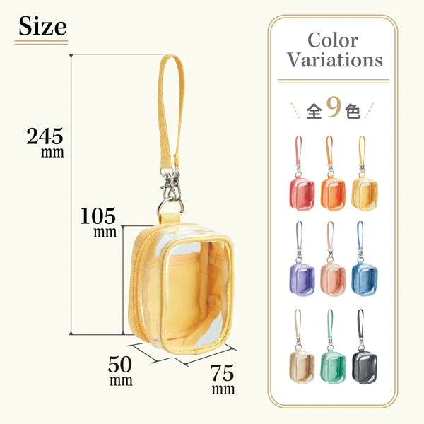 [預購] myfa/ 透明公仔掛袋 mini mini 痛袋