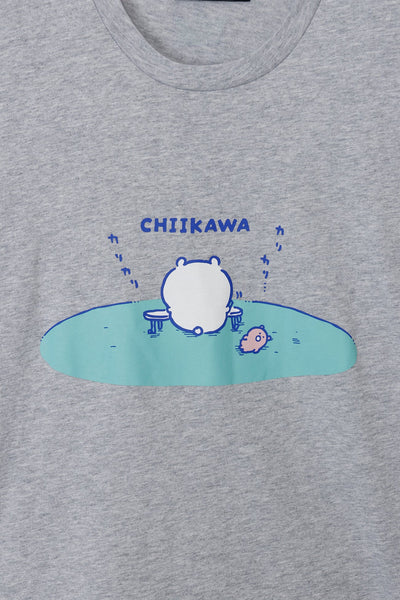 [預購] chiikawa/ 長袖 Tee / chiikawa 除草考試 勉強中