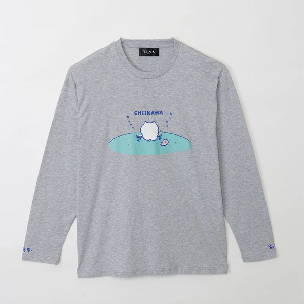 [預購] chiikawa/ 長袖 Tee / chiikawa 除草考試 勉強中