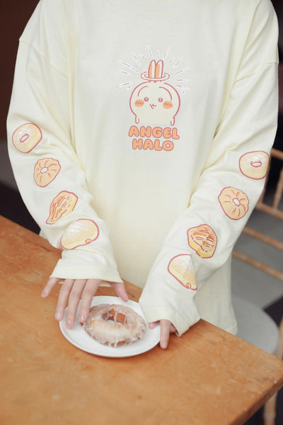 [預購] chiikawa/ 長袖 Tee / 兔兔 Donut