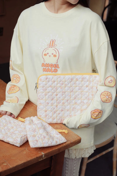 [預購] chiikawa/ 長袖 Tee / 兔兔 Donut