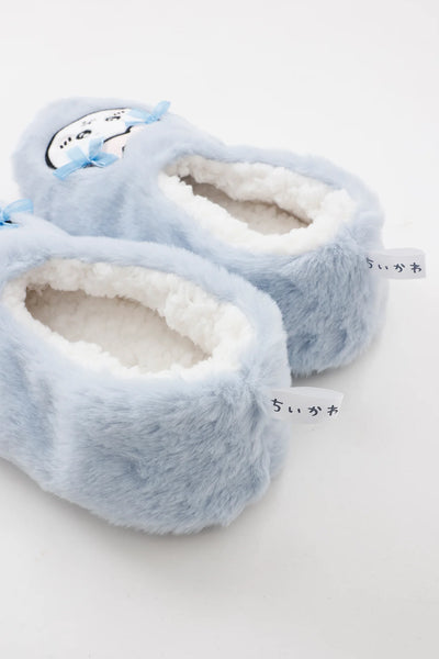 [預購] chiikawa/ Room Shoes 毛毛室內鞋 / 絲帶 小八