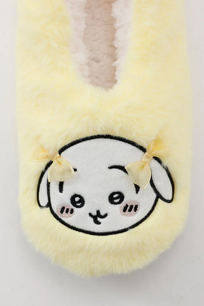 [預購] chiikawa/ Room Shoes 毛毛室內鞋 / 絲帶 兔兔