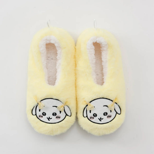 [預購] chiikawa/ Room Shoes 毛毛室內鞋 / 絲帶 兔兔