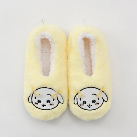 [預購] chiikawa/ Room Shoes 毛毛室內鞋 / 絲帶 兔兔