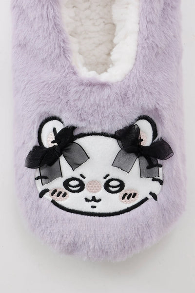 [預購] chiikawa/ Room Shoes 毛毛室內鞋 / 絲帶 飛鼠