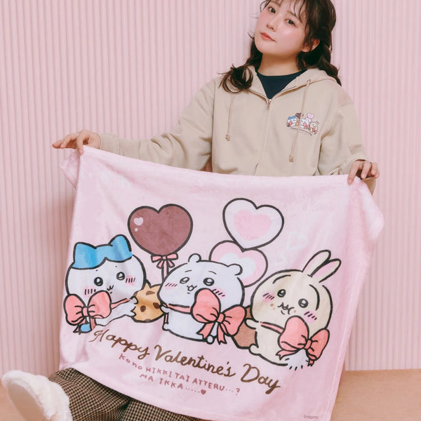 [2026情人節限定·預購] chiikawa / Happy Valentine's Day 毛氈