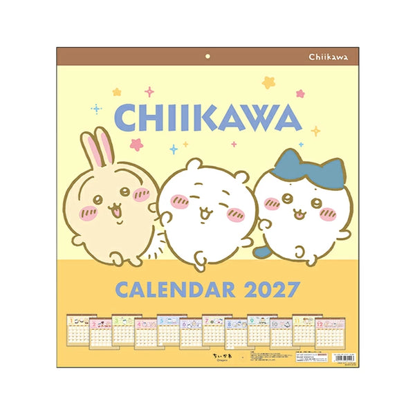 [預購] chiikawa /2027 方形掛曆