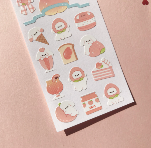 pompomroom / Peach Dog stickers 貼紙