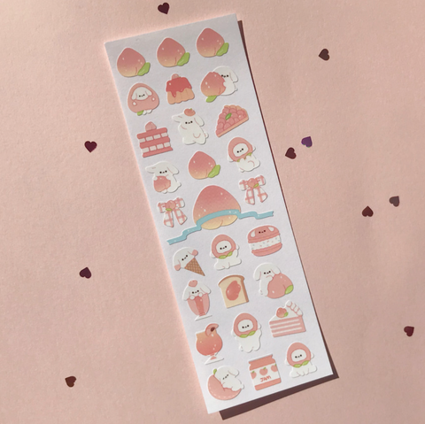 pompomroom / Peach Dog stickers 貼紙