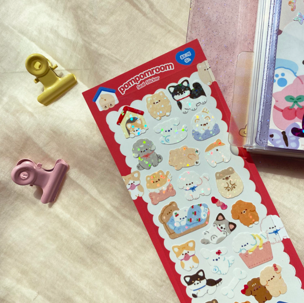 pompomroom / Our home animals stickers 貼紙