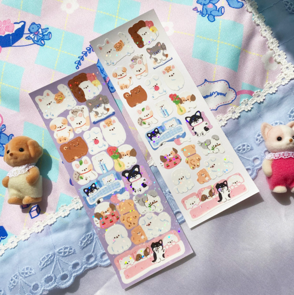 pompomroom / Sleeping animals stickers 貼紙