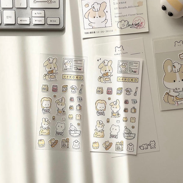 sororo/ bread rabbit stickers 貼紙