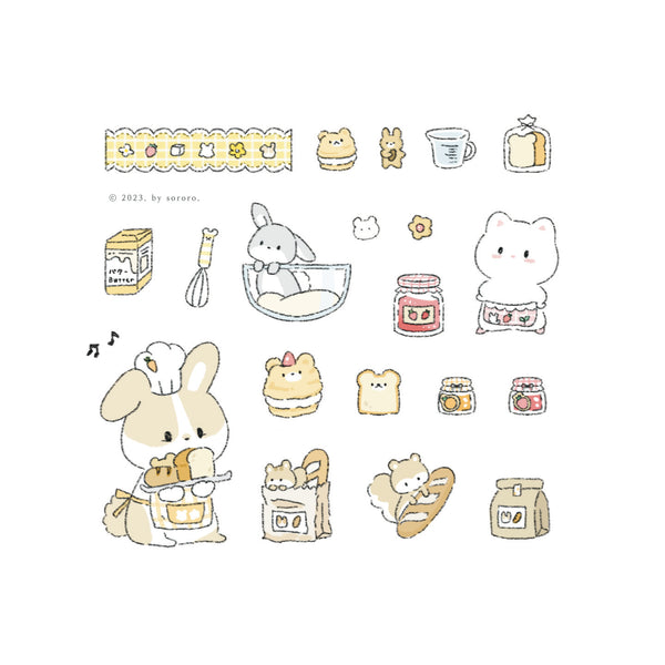 sororo/ bread rabbit stickers 貼紙