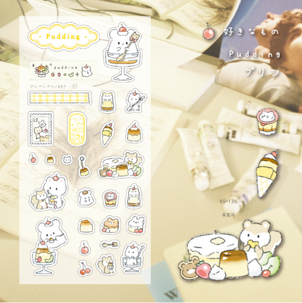 sororo/ pudding stickers 貼紙