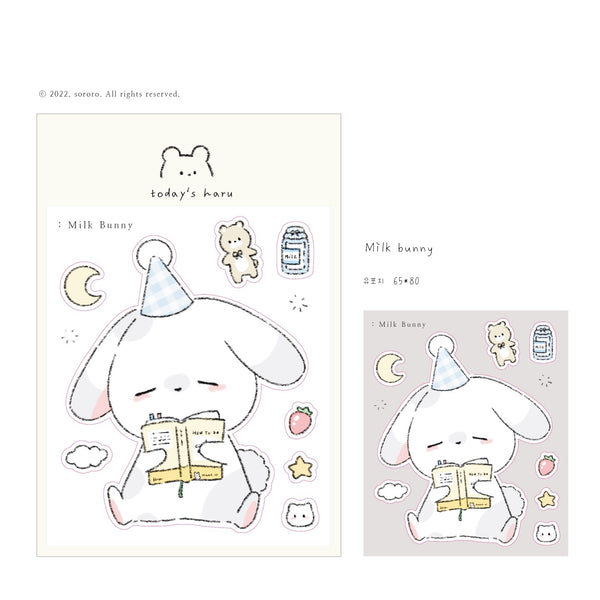 sororo/ milk bunny sticker 貼紙