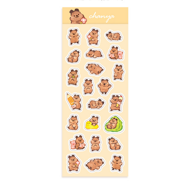 chanya/ quokka stickers 貼紙